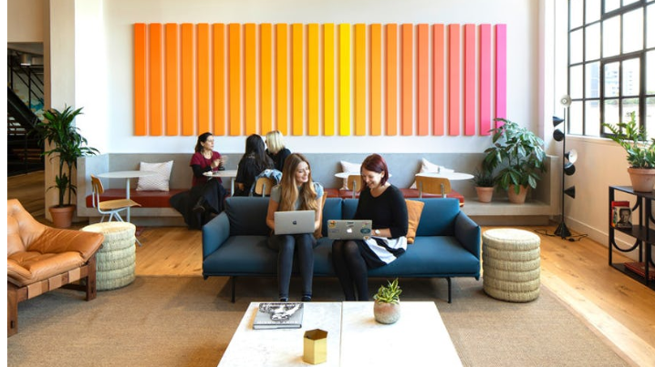 WeWork coworking space in London