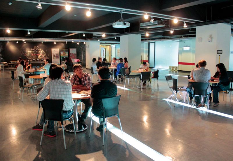 The International Entrepreneurial Hub (IHS) coworking space in Taiwan