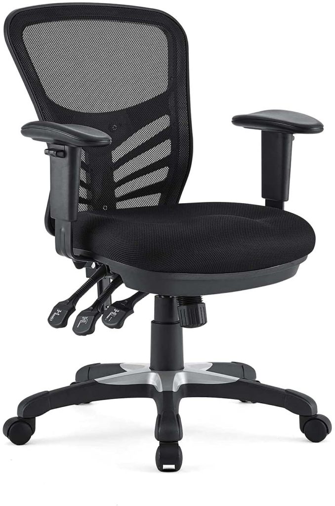 Modway EEI-757-BLK Articulate Ergonomic Mesh Office Chair 