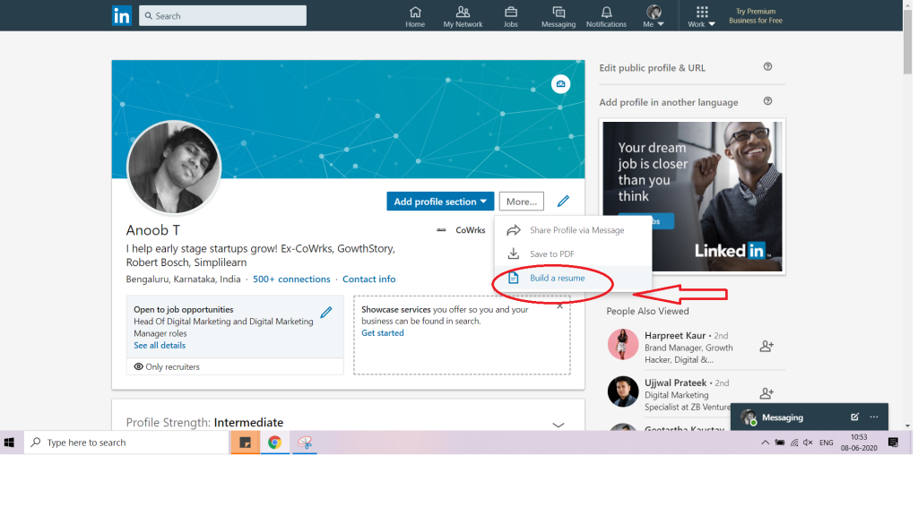 How To Upload Resume On Linkedin Profile 2020 Coverletterpedia