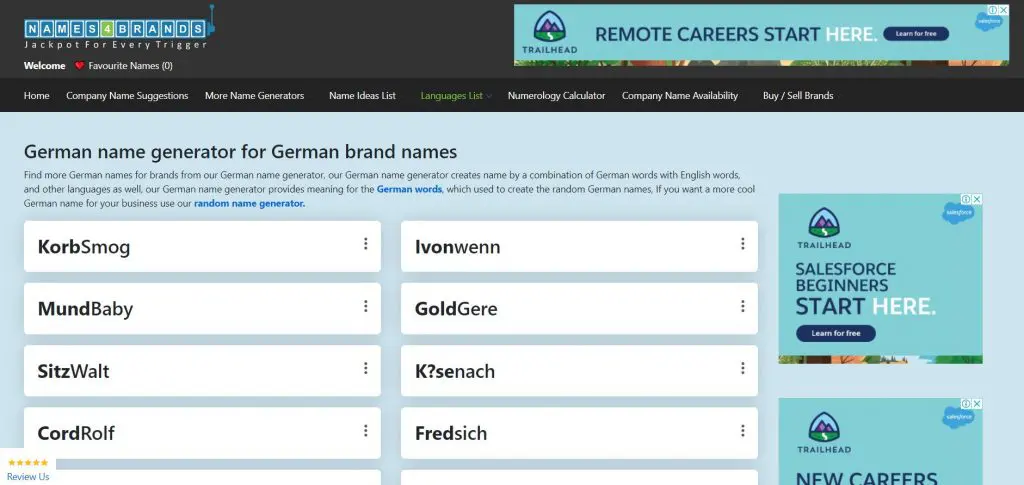 6 Best German Name Generator You Can Use To Name People Business 21