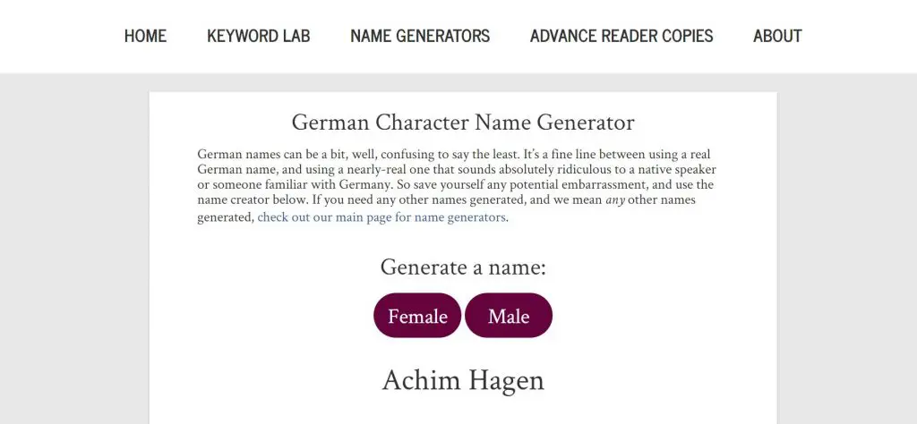 6 Best German Name Generator You Can Use To Name People Business 21
