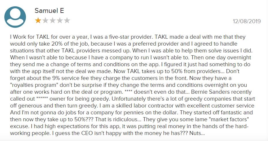 Takl Reviews