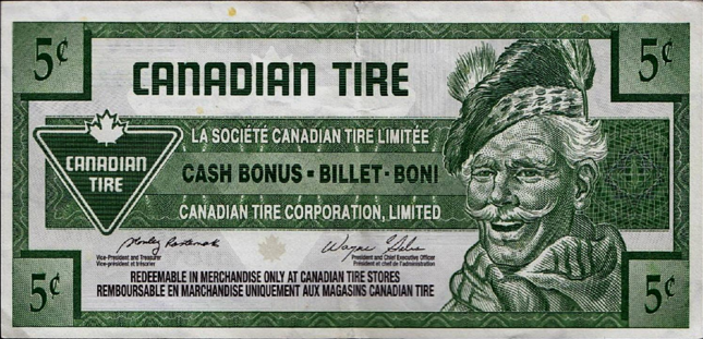 CANADIAN TIRE MONEY