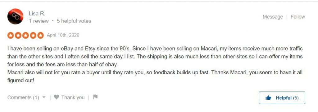 mercari reviews 2021