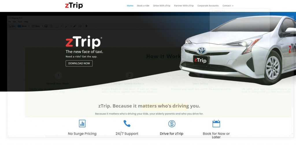 zTrip Homepage