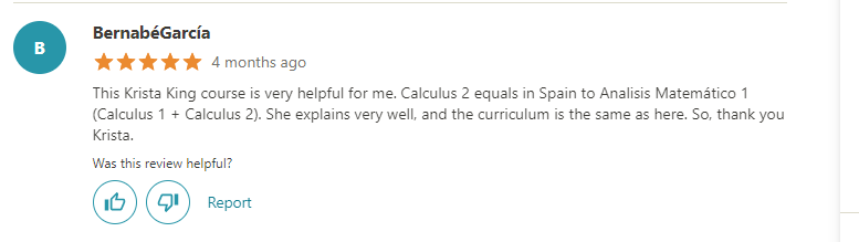 Become a Calculus 2 Master (Udemy) Review