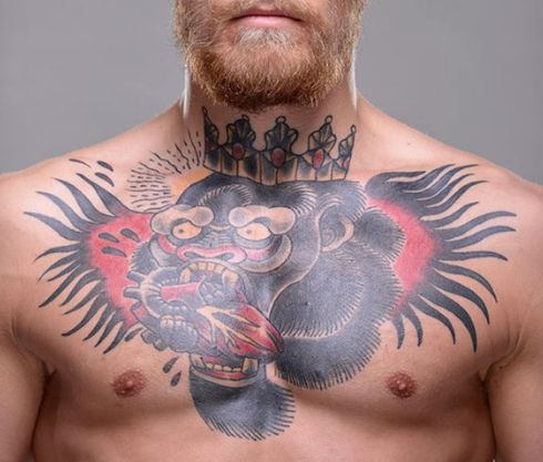 Conor McGregor Gorilla Tattoo 