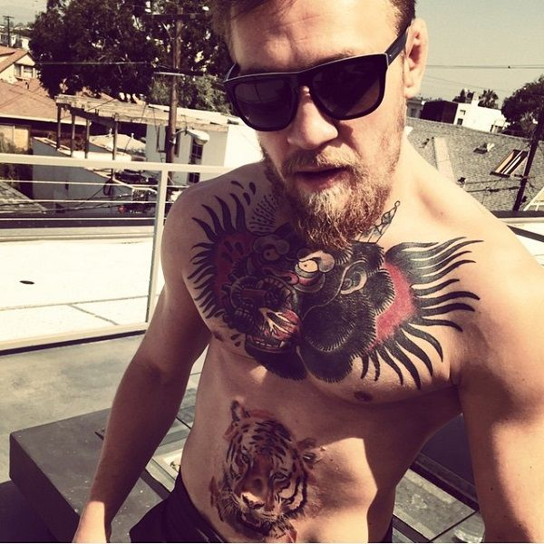 Conor McGregor Tiger Tattoo 