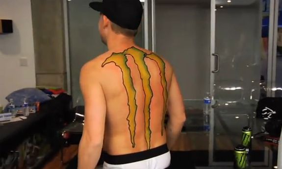 Rob Dyrdek Monster Tattoo