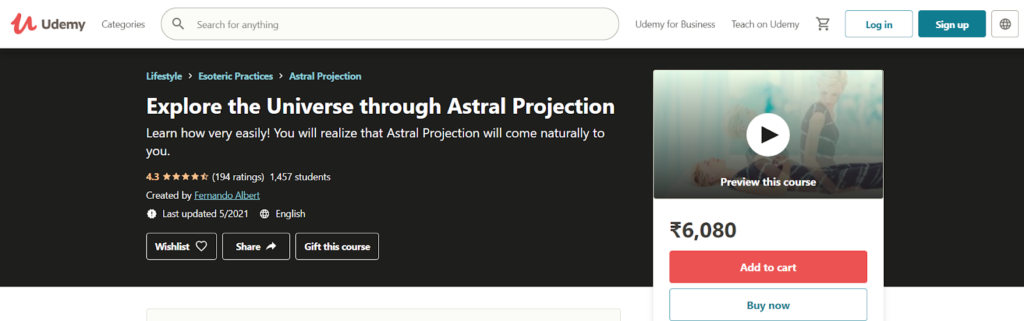 Explore the Universe through Astral Projection Course