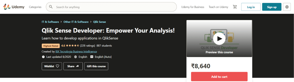 Qlik Sense Developer: Empower Your Analysis Course