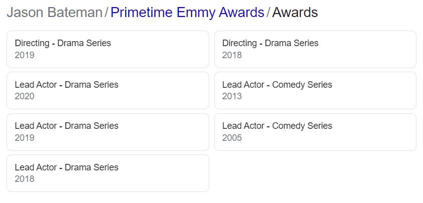 Jason Bateman Emmy Awards