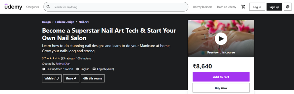Become a Superstar Nail Art Tech & Start Your Own Nail Salon Course