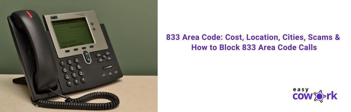 What City Is Area Code 833