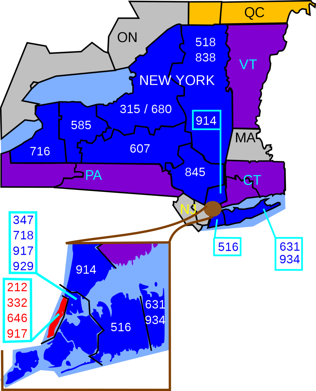 646 Area Code Location City Scams Zip Code Time Zone 2022   Area Code 646 Map 1242x1536 