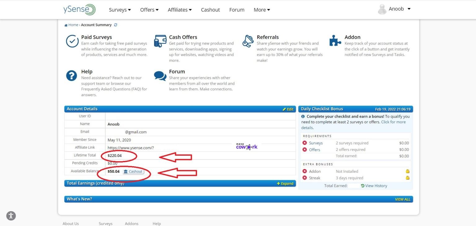 Clixsense (YSense) How to Start, Earn Money & Get Paid [Step by Step