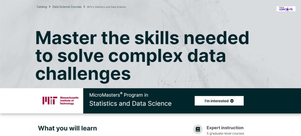 Data Science: Massachusetts Institute of Technology