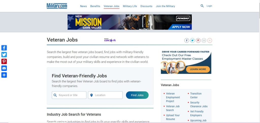Military.com Veteran Jobs 