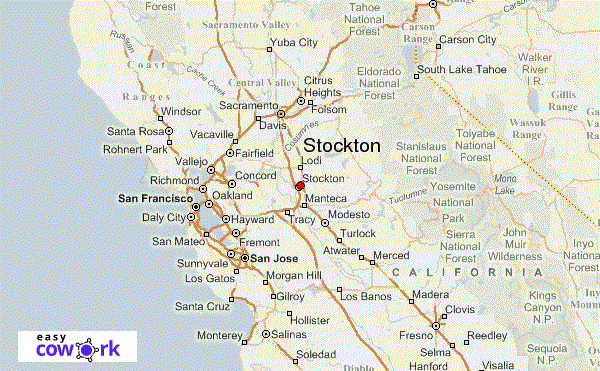 Stockton California Map1 