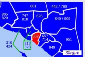 213 Area Code Location Scams How To Block 2023   213 Area Code Map2 300x200 