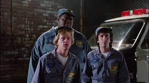 ( from left : David Spade in Police Academy4 ) 