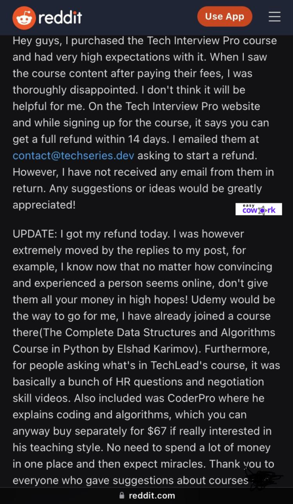 Tech Interview Pro Reddit Review