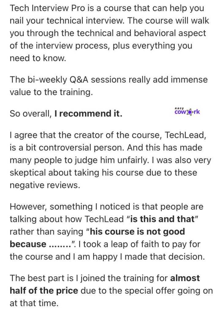Tech Interview Pro Success Stories