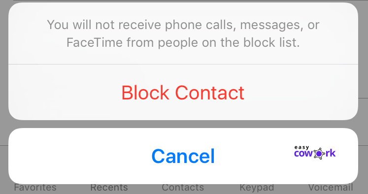 How to block someone on an iPhone?