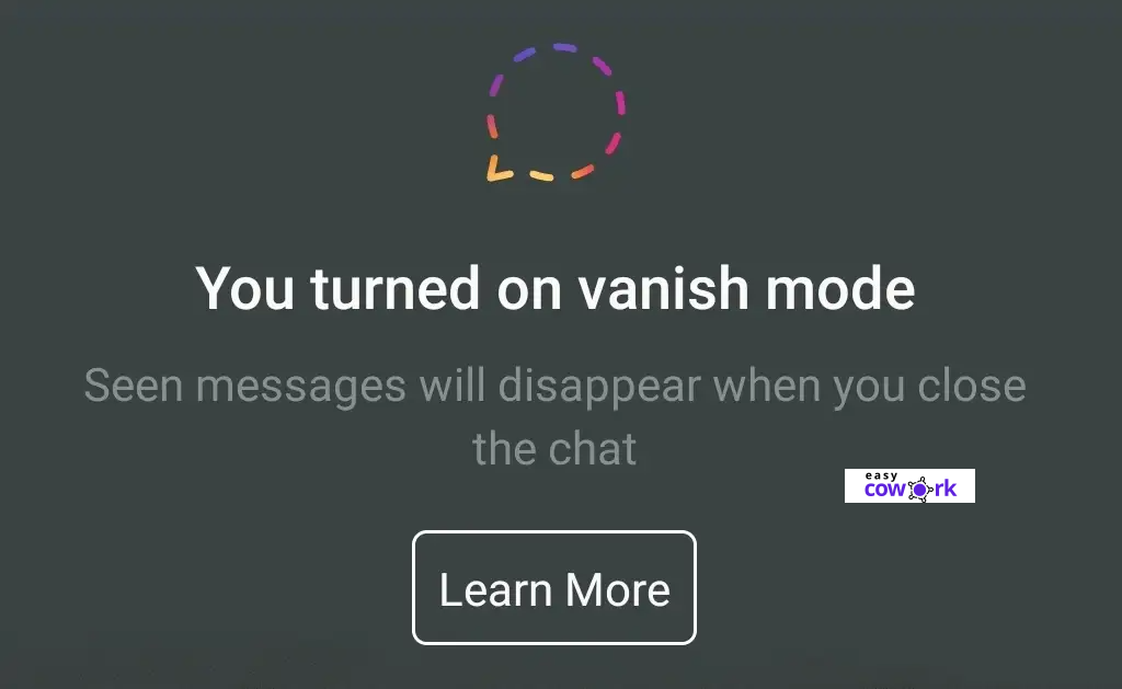 What is Vanish Mode on Instagram